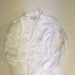 Banana Republic Victorian collar button up